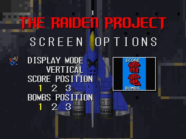 
The Raiden Project | PlayStation | gameplay screenshot | Data by MobyGames.com
