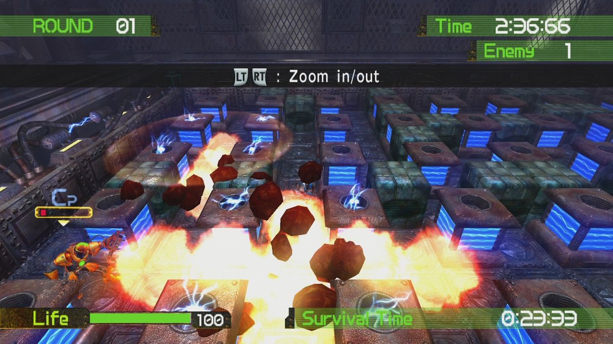 Bomberman: Act:Zero | Xbox 360 | gameplay screenshot | Region: North America | source-country= | Data by MobyGames.com