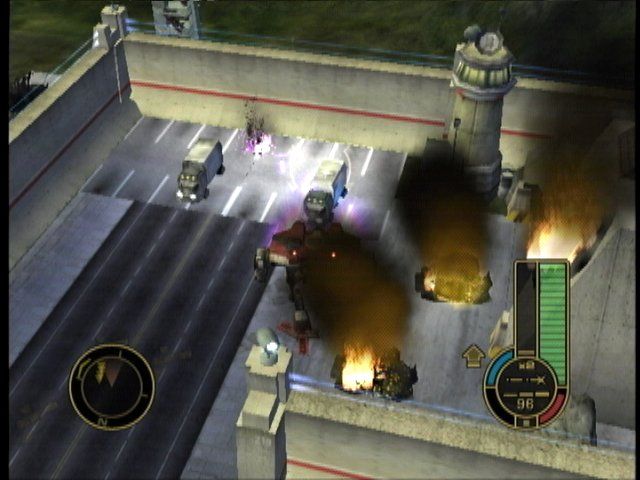 MechAssault | Xbox | gameplay screenshot | region=North America | source-country= | zypher-v2 | moby-55ffa42e9eee | Data by MobyGames.com