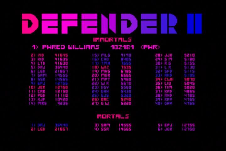 Midway Arcade Treasures | Xbox | gameplay screenshot | region=North America | source-country= | zypher-v2 | moby-49ed7d5a9d80 | Data by MobyGames.com