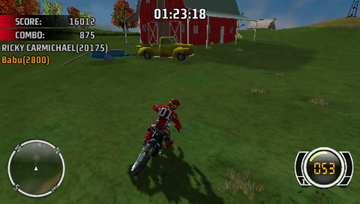 MX vs. ATV: Untamed | PSP | gameplay screenshot | region=North America | source-country= | zypher-v2 | moby-b2671333db16 | Data by MobyGames.com