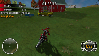 MX vs. ATV: Untamed | PSP | gameplay screenshot | region=North America | source-country= | zypher-v2 | moby-b2671333db16 | Data by MobyGames.com