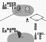 Bases Loaded | Game Boy | gameplay screenshot | region=North America | source-country= | zypher-v2 | moby-7f156ef0d0e1 | Data by MobyGames.com