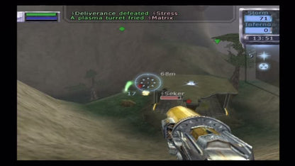 
Tribes: Aerial Assault | PlayStation 2 | gameplay screenshot | Region: North America | source-country= | Data by MobyGames.com