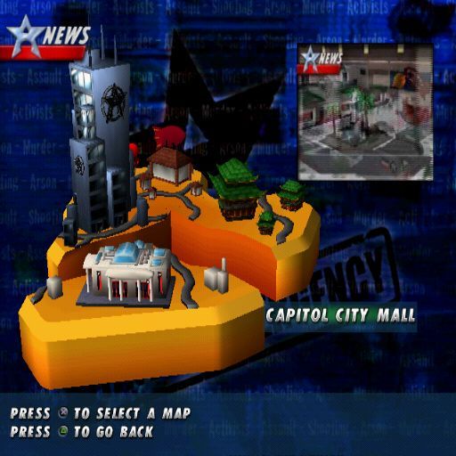 
State of Emergency | PlayStation 2 | gameplay screenshot | Data by MobyGames.com