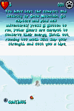 
Arctic Tale | Nintendo DS | gameplay screenshot | Region: North America | source-country= | Data by MobyGames.com