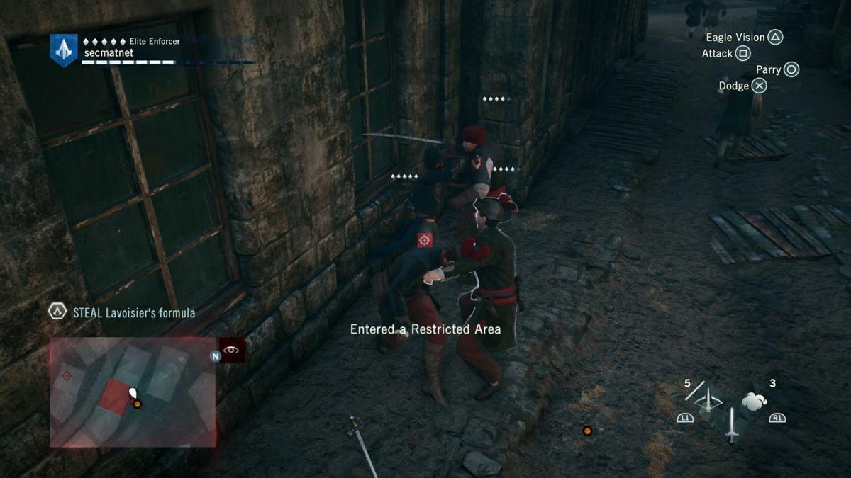 
Assassin's Creed: Unity (Limited Edition) | PlayStation 4 | gameplay screenshot | Region: North America | source-country= | Data by MobyGames.com
