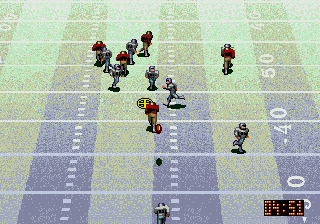 
NFL Quarterback Club | Genesis | gameplay screenshot | Data by MobyGames.com