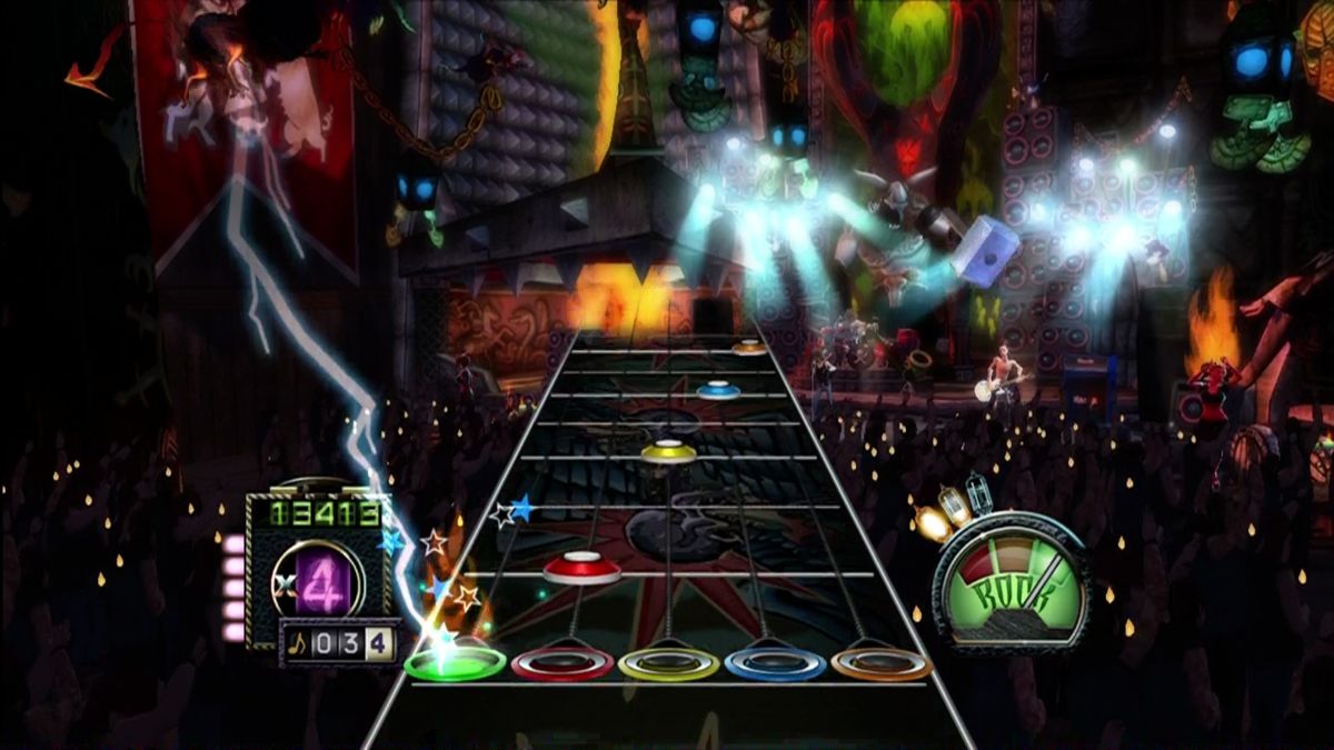 Guitar Hero III: Legends of Rock | Xbox 360 | gameplay screenshot | Region: North America | source-country= | Data by MobyGames.com
