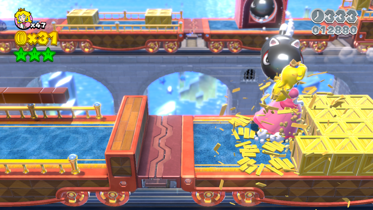 Super Mario 3D World | Wii U | gameplay screenshot | Region: North America | source-country= | Data by MobyGames.com
