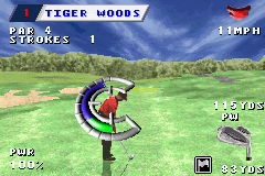 
Tiger Woods PGA Tour Golf | Game Boy Advance | gameplay screenshot | Data by MobyGames.com