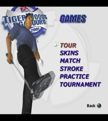 Tiger Woods PGA Tour 2001 | PlayStation 2 | gameplay screenshot | region=North America | source-country= | zypher-v2 | moby-e4c0fb322903 | Data by MobyGames.com