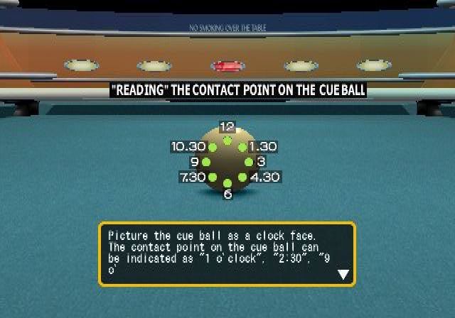 Q-Ball Billiards Master | PlayStation 2 | gameplay screenshot | region=North America | source-country= | zypher-v2 | moby-8d1042ad766d | Data by MobyGames.com