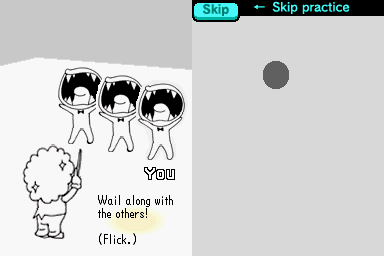 
Rhythm Heaven | Nintendo DS | gameplay screenshot | Data by MobyGames.com