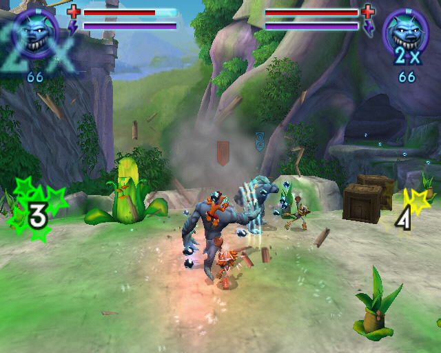 Crash: Mind over Mutant | PlayStation 2 | gameplay screenshot | region=North America | source-country= | zypher-v2 | moby-b8a32fead8fa | Data by MobyGames.com
