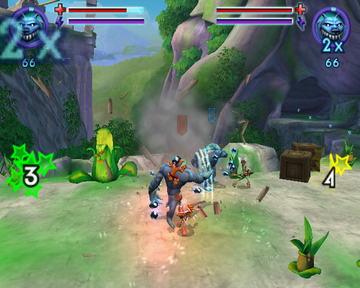 Crash: Mind over Mutant | PlayStation 2 | gameplay screenshot | region=North America | source-country= | zypher-v2 | moby-b8a32fead8fa | Data by MobyGames.com