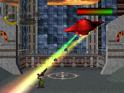 
C: The Contra Adventure | PlayStation | gameplay screenshot | Data by MobyGames.com