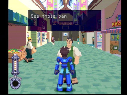 
Mega Man Legends | PlayStation | gameplay screenshot | Region: North America | source-country= | Data by MobyGames.com
