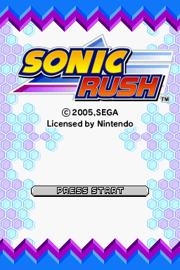 Sonic Rush | Nintendo DS | gameplay screenshot | Data by MobyGames.com