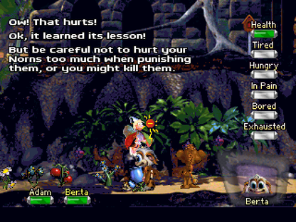 Creatures | PlayStation | gameplay screenshot | region=North America | source-country= | zypher-v2 | moby-79aef5ea6aed | Data by MobyGames.com