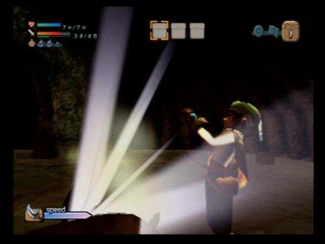 
Dark Cloud | PlayStation 2 | gameplay screenshot | Region: North America | source-country= | Data by MobyGames.com