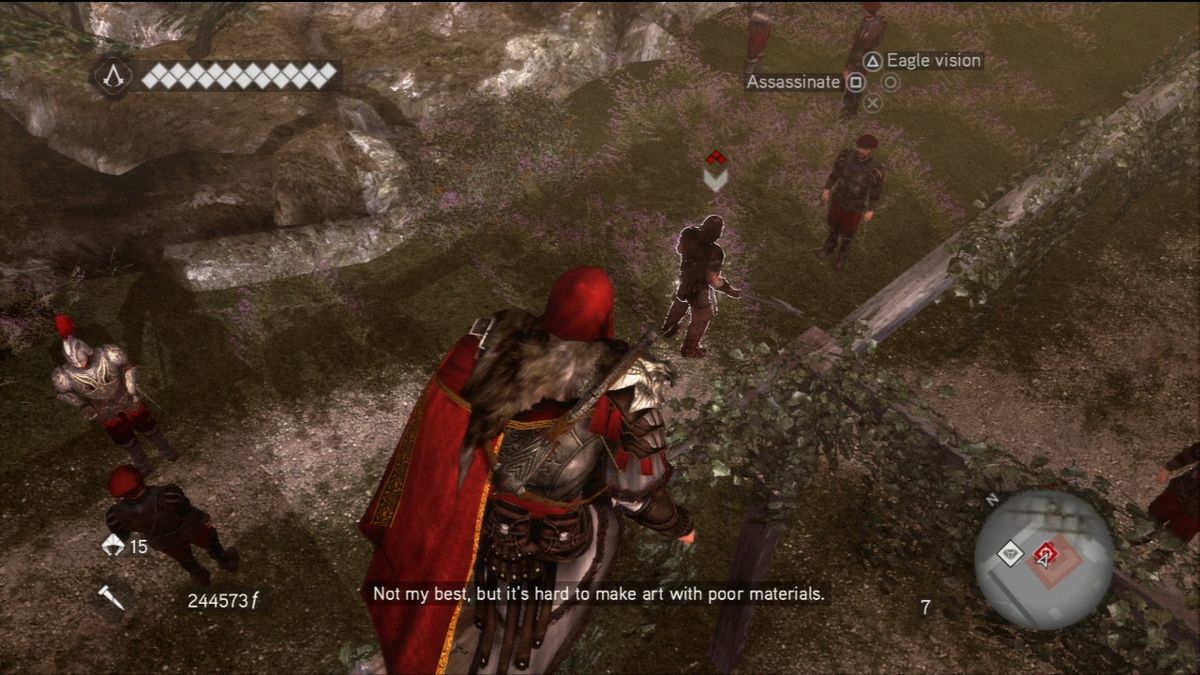 Assassin's Creed: Brotherhood | PlayStation 3 | gameplay screenshot | region=North America | source-country= | zypher-v2 | moby-7184e3321f38 | Data by MobyGames.com