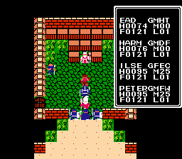 
Exodus: Ultima III | NES | gameplay screenshot | Data by MobyGames.com