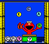 Sesame Street: Elmo's ABCs | Game Boy Color | gameplay screenshot | Data by MobyGames.com