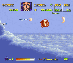 
U.N. Squadron | SNES | gameplay screenshot | Data by MobyGames.com