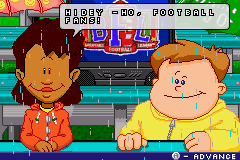 Backyard Football 2006 | Game Boy Advance | gameplay screenshot | region=North America | source-country= | zypher-v2 | moby-a4b0afd8b6e6 | Data by MobyGames.com
