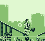 
The Flintstones | Game Boy | gameplay screenshot | Data by MobyGames.com