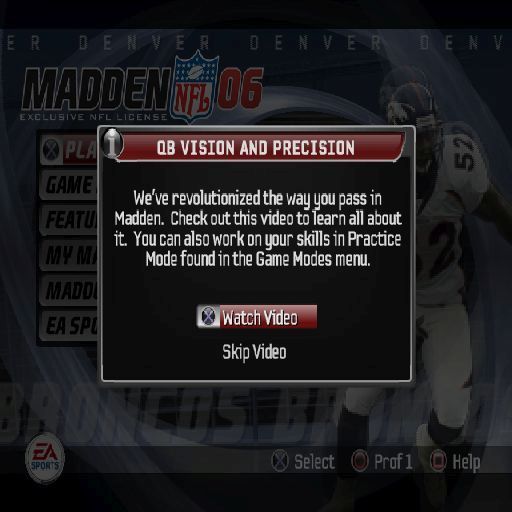Madden NFL 06 | PlayStation 2 | gameplay screenshot | region=North America | source-country= | zypher-v2 | moby-edc5c89a0898 | Data by MobyGames.com