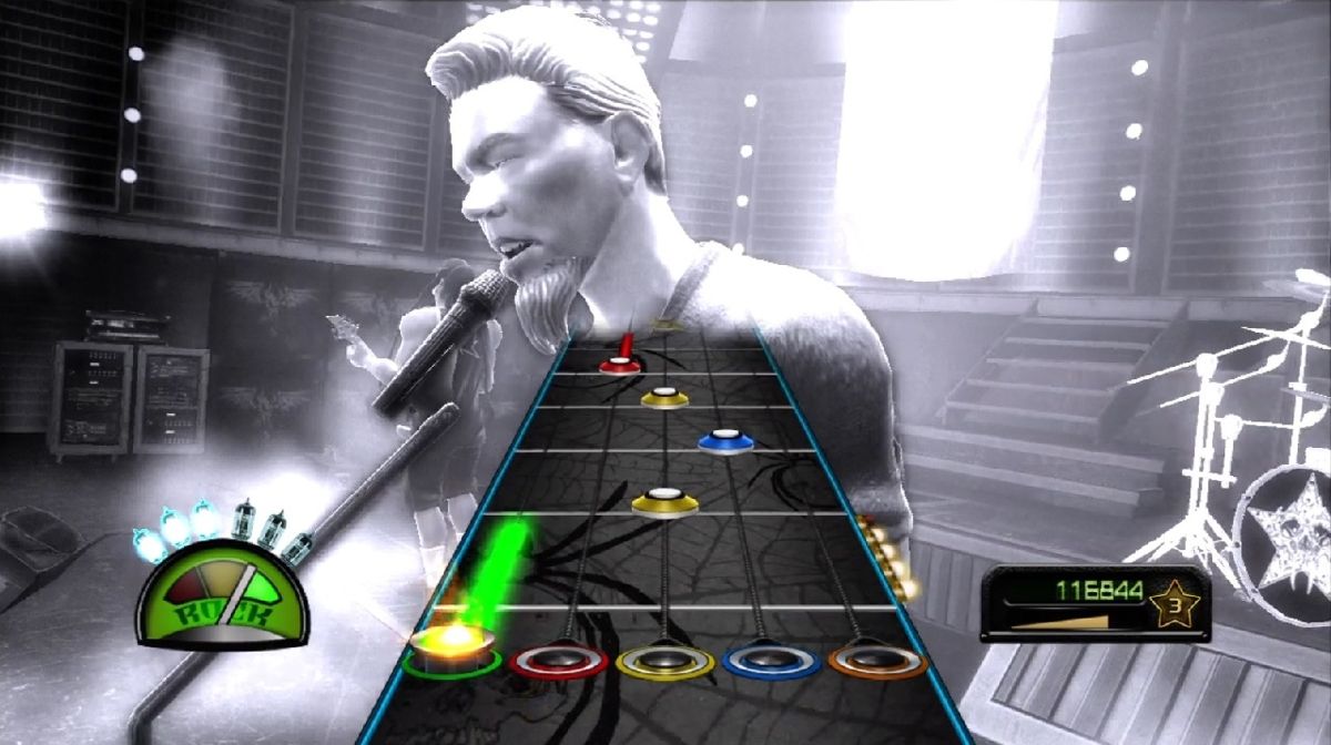 Guitar Hero: Metallica | Xbox 360 | gameplay screenshot | Data by MobyGames.com