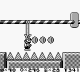 
Super Mario Land 2: 6 Golden Coins | Game Boy | gameplay screenshot | Data by MobyGames.com