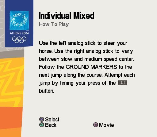 Athens 2004 | PlayStation 2 | gameplay screenshot | Region: North America | source-country= | Data by MobyGames.com