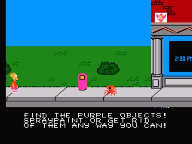 
The Simpsons: Bart vs. the Space Mutants | NES | gameplay screenshot | Data by MobyGames.com