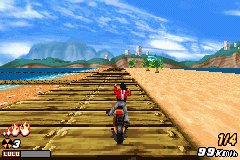 Road Rash: Jailbreak | Game Boy Advance | gameplay screenshot | region=North America | source-country= | zypher-v2 | moby-aa7b0b7e1369 | Data by MobyGames.com