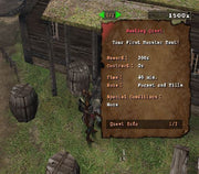 
Monster Hunter | PlayStation 2 | gameplay screenshot | Region: North America | source-country= | Data by MobyGames.com