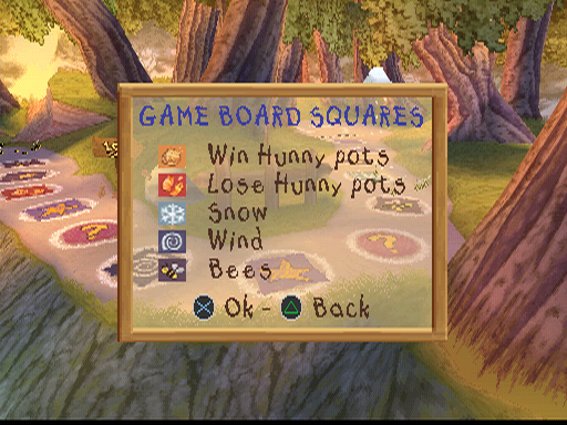 
Disney's Pooh's Party Game: In Search of the Treasure | PlayStation | gameplay screenshot | Data by MobyGames.com