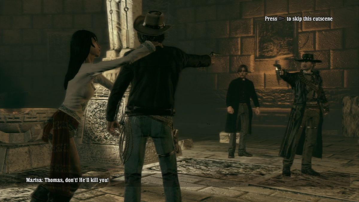 
Call of Juarez: Bound in Blood | PlayStation 3 | gameplay screenshot | Region: North America | source-country= | Data by MobyGames.com