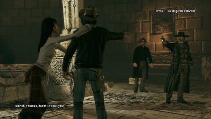 
Call of Juarez: Bound in Blood | PlayStation 3 | gameplay screenshot | Region: North America | source-country= | Data by MobyGames.com