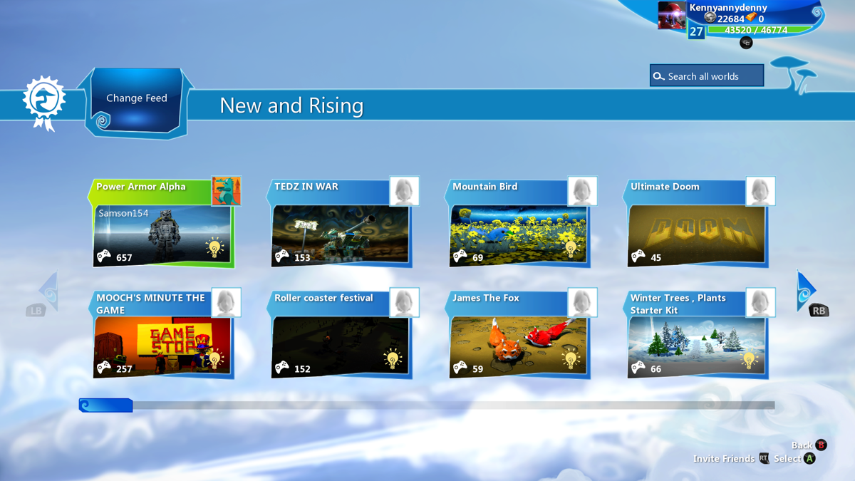
Project Spark | Xbox One | gameplay screenshot | Data by MobyGames.com