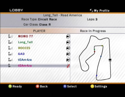Forza Motorsport | Xbox | gameplay screenshot | region=North America | source-country= | zypher-v2 | moby-c7490078d4ed | Data by MobyGames.com