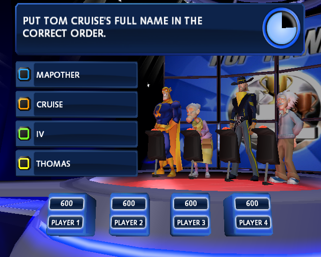 Buzz! The Mega Quiz | PlayStation 2 | gameplay screenshot | Data by MobyGames.com
