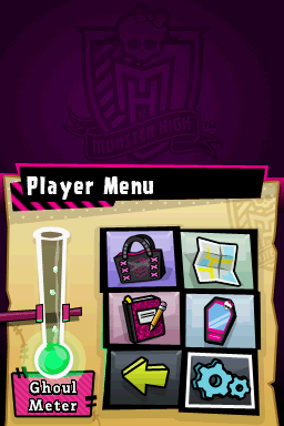 
Monster High: Ghoul Spirit | Nintendo DS | gameplay screenshot | Data by MobyGames.com