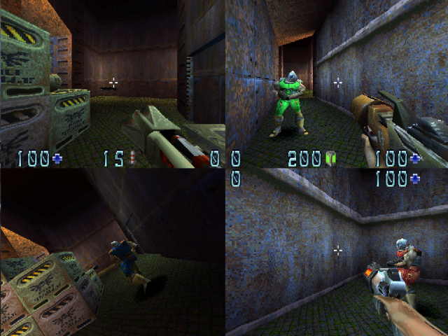 Quake II | PlayStation | gameplay screenshot | Data by MobyGames.com