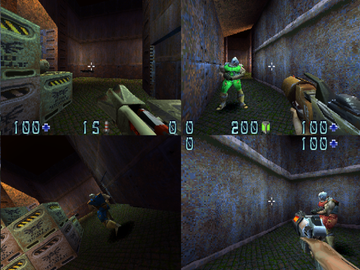 
Quake II | PlayStation | gameplay screenshot | Data by MobyGames.com