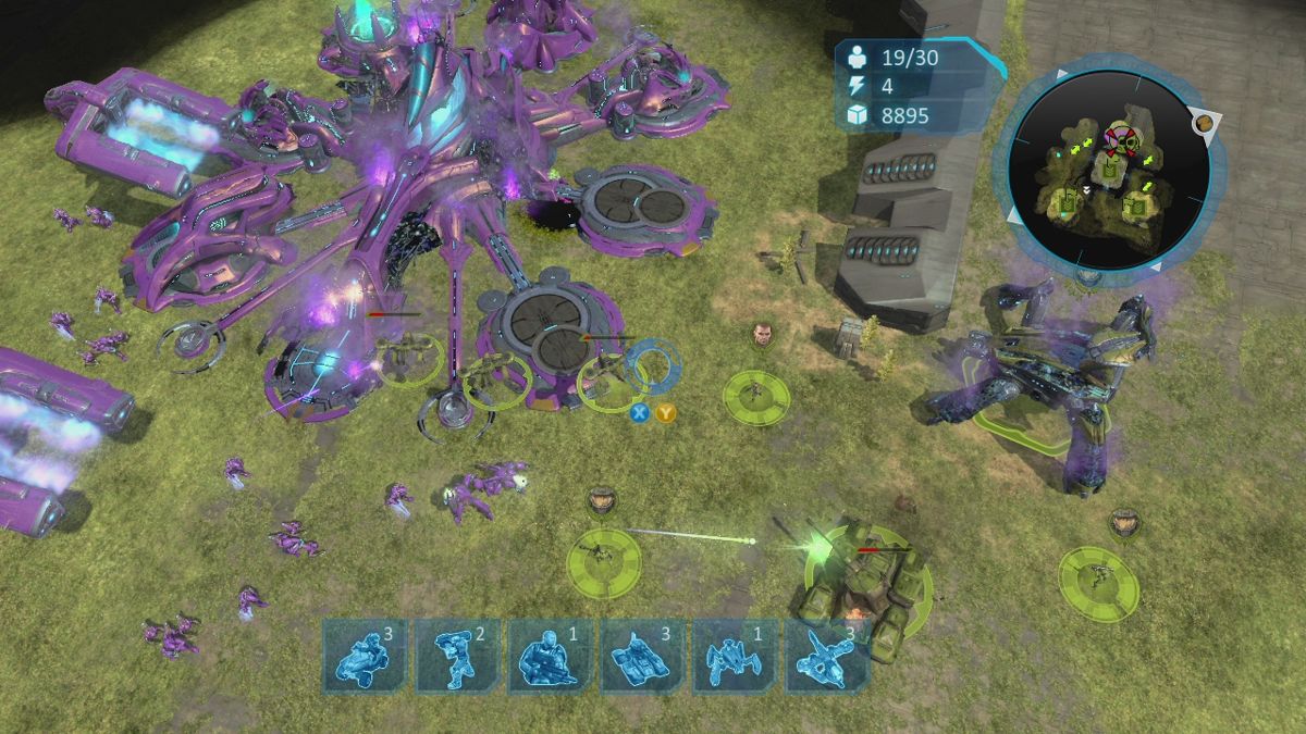 Halo Wars | Xbox 360 | gameplay screenshot | region=North America | source-country= | zypher-v2 | moby-95ffc61bc274 | Data by MobyGames.com