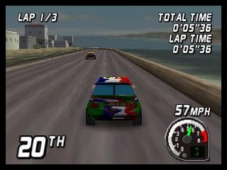 Top Gear Rally | Nintendo 64 | gameplay screenshot | Data by MobyGames.com