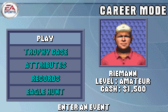 
Tiger Woods PGA Tour 2004 | Game Boy Advance | gameplay screenshot | Data by MobyGames.com